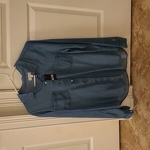 Lucky Brand Light Blue Denim Shirt